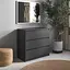 Комод Vays R-3, на 3 шухляди без ручок, ЛДСП 80×40×75 см - для дому, офісу, вітальні, спальні - мініатюра 9