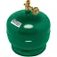 Бытовой газовый баллон Voltronic Golden Lion 2кг (4,8л) + пальник 20354 Green (GL-GBG-2k-48L) - миниатюра 1