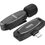 Мікрофон-петличка Hoco L15 iP Crystal lavalier wireless digital microphone Чорний - мініатюра 1