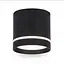 Накладний світильник з акриловим кільцем | Line F | Арт. AL543 чорний - мініатюра 5