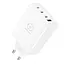 Сетевое зарядное устройство WUW-C158 1USB 3Type-C + USB A PD100W белый - миниатюра 1