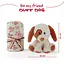 Плед Perletti Toys Duff Dog с мягкой игрушкой 120x80 см белый/коричневый (P13067) - миниатюра 4
