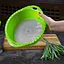 Сито пластиковое Ø 22 см, Kitchen Master Салатовый 87642 - миниатюра 2