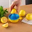 Соковыжималка ручная для цитрусовых 200 мл, Kitchette Желтый с голубым 87617 - миниатюра 2