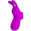 Вібратор на палець Pretty Love Finger Bunny 9.4 см фіолетовий - мініатюра 1