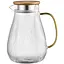 Кувшин с крышкой Ardesto 1480 мл боросиликатное стекло бамбук прозрачный (AR2614BSB) - миниатюра 1