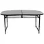 Стіл Bo-Camp Northgate Oval 150x80 cm Black/Grey (1404188) - мініатюра 2
