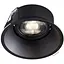 Светильник точечный врізний KLOODI KD-1129-R BK - миниатюра 1