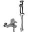 Смеситель для ванной TRES BM-TRES 117170 одноручный с душем и стационарным изливом для комфортного использования - миниатюра 1