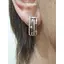 Серебряные серьги Vegas с фианитами. 20045Р - миниатюра 2