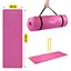 Коврик (мат) спортивный 4FIZJO NBR 180 x 60 x 1.5 см для йоги и фитнеса Pink (P-5905973405669) - миниатюра 3