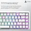 Клавиатура игровая механическая Ajazz AK-680-MAX Magnetic Switch RGB USB White - миниатюра 5