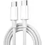 Кабель Wiwu Wi-C008 100W Max YouPin Data Cable Type C to Type C Білий - мініатюра 1