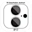 Захисне скло Metal Classic на камеру (у упак.) для Apple iPhone 17 (6.3) Срібний / Silver - мініатюра 1