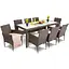 Садовая мебель Di Volio Verona 8+1 коричневая - миниатюра 3