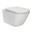 Унитаз подвесной Roca Gap Clean Rim с сидением Soft Close Slim A34H470000, Белый - миниатюра 1