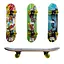 Скейт GSK-0021, дерев’яний, 60x15x8.5 см, PU колеса (В асортименті) - мініатюра 2