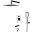 Душова система прихованого монтажу Koer Водоспад KB-68007-01 KR3466, Хром - мініатюра 1