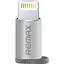 Перехідник Remax Visual microUSB to Lightning (Silver) [2962] - мініатюра 1