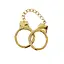 Наручники Taboom Gold Plated BDSM Handcuffs 65 см золотий - мініатюра 3