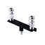 Подвійний коннектор для секс-машин Hismith Quick Connector Adapter with Double Head система KlicLok - мініатюра 7