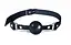 Силиконовый кляп с шариком Feral Feelings - Ball Gag (Black/Black): Для ролевых игр и БДСМ - миниатюра 1