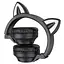 Беспроводные Bluetooth наушники Borofone BO18 Cat Ear черный - миниатюра 4