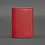 Кожаная обложка для паспорта и военного билета 1.3 красная - миниатюра 5