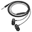 Навушники HOCO M88 Graceful universal earphones with mic Black - мініатюра 3