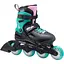 Ролики Rollerblade Fury 33-38 Black/Teal (1012-07373500-3C1-33-38) - мініатюра 1