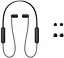 Наушники In-ear WI-C100 BT 5.0, IPX4, SBC, AAC, Wireless, Mic, Черный Sony teh0013222 - миниатюра 3