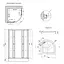 Душевая кабина Lidz Latwa SC90x90.SAT.LOW.FR, стекло Frost 4 мм + поддон Kupala - миниатюра 2