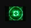 Кулер корпусной Voltronic C12025G Fan DC sleeve fan 4pin 120мм LED Green - миниатюра 2