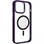 Чохол-накладка DK для Apple iPhone 14 Pro MagSafe Composite Metal Edge (deep purple) - мініатюра 1