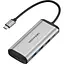 USB-хаб Vention Type-C to HDMI/USB3.0*3/PD Converter 0.15M Gray Metal Type (CNBHB) - миниатюра 1