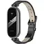 Шкіряний ремінець MiJobs для фітнес-браслета Xiaomi Mi Band 8 і 9 Type A чорний - мініатюра 1