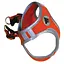 Шлея для собак нейлоновая L 46-53 см Croci Hiking Reflective оранжевая - миниатюра 1