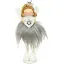 Подвеска новогодняя Jumi Фея мех 17 см серая (5900410941908) - миниатюра 1