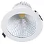 Світильник стельовий Brille LED врізний LED-25/10W WW WH L59-003 - мініатюра 1