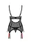 Корсет Obsessive Glandez XL/2XL (чорний) - мініатюра 12