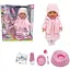 Пупс інтерактивний, BL242A, 45 см, з аксесуарами, п’є з пляшки, ходить на горщик - мініатюра 1