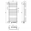 Электрический полотенцесушитель Navin Stugna 480x1200 Sensor правая белая 12-028153-3680, Белый, Правое, Электронный - миниатюра 7