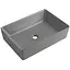 Умивальник накладний Mixxus Premium Quadro-0108 550x390x145 мм MP6652, Графит - мініатюра 1