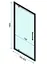 Душова кабіна Rea Rapid Swing 80x80 black REA-KPL-009949, Чорний матовий, Універсальна, прозорий - мініатюра 6