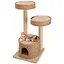 Ігровий комплекс для котів з поличками, спальним місцем та колонами з сизалю Ferplast AMIR - мініатюра 1