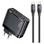 Зарядное устройство 4 порта 100 вт Usams-UC Fast Charger Kit T44 100 W 4 Gan Fast Charger - миниатюра 1
