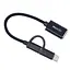 OTG перехідник Yesido GS02 micro/Type-C to USB 3.0 метал - мініатюра 2