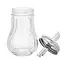 Дозатор для цукру цукорниця скляна 200 мл (висота 13.5 см), Kitchen Master Прозорий 85728 - мініатюра 4