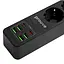 Мережевий фільтр Proove Power Strip P-03 (3 розетки + 4 USB + 2 Type-C) 2М black (PSP342420001) - мініатюра 8