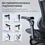 Офісне крісло Sihoo DORO C300 Pro Mesh Black with footrest (DORO-C300-PRO-M101-JT) - мініатюра 13